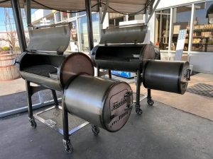 Franklin Offset Smoker 42 inch full view"