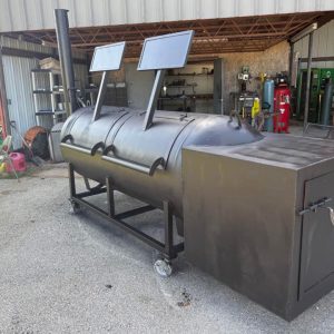 500 Gallon Smoker with Dual Doors & Wheels | Heavy-Duty Large Capacity BBQ Smoker