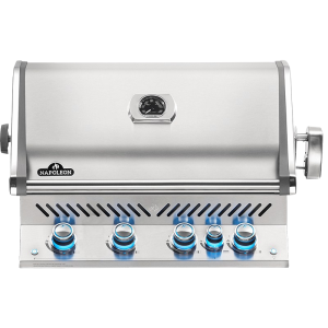 Napoleon Prestige PRO 500 Built-in Grill with Infrared Rear Burner and Rotisserie Kit