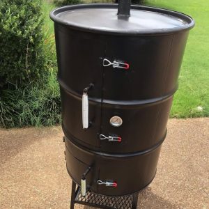 Vertical Drum Smoker – Heavy Duty Charcoal Barrel Smoker