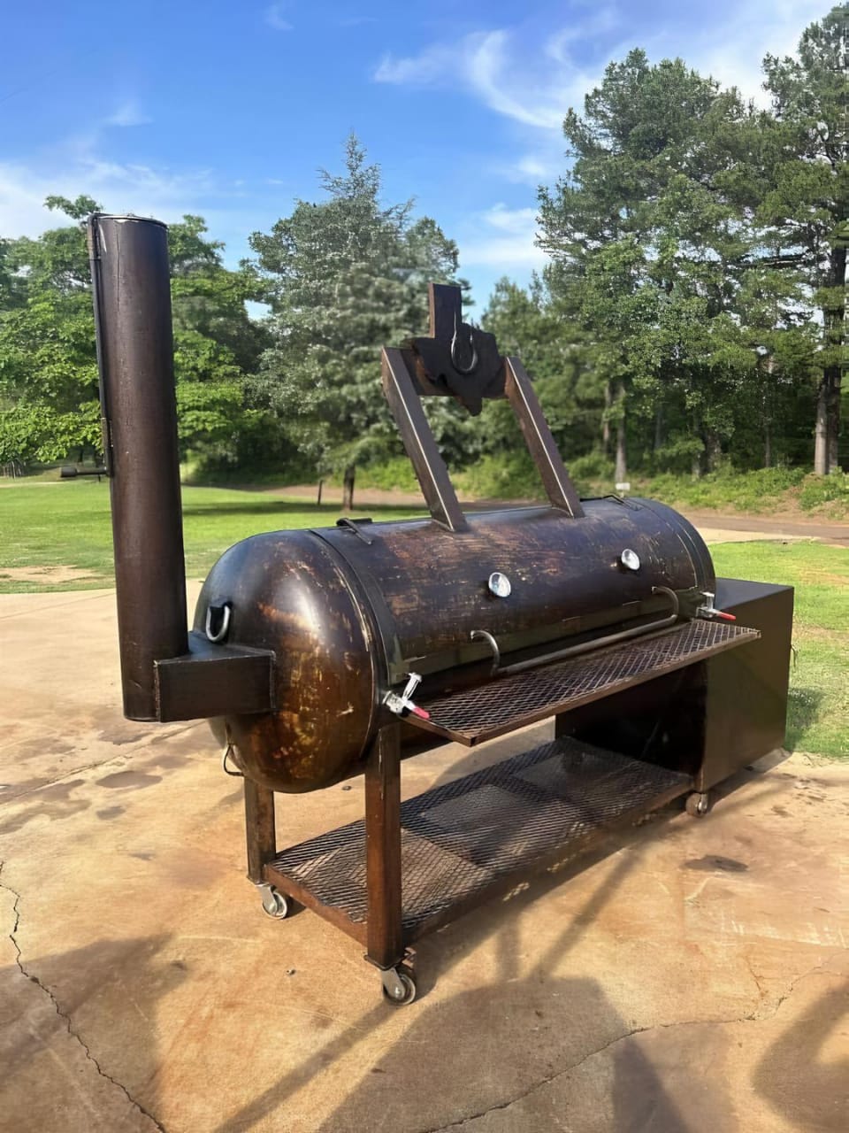 250 offset smoker
