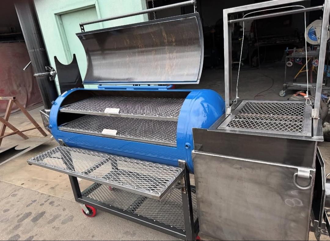 120 gallon with Santa Maria grill