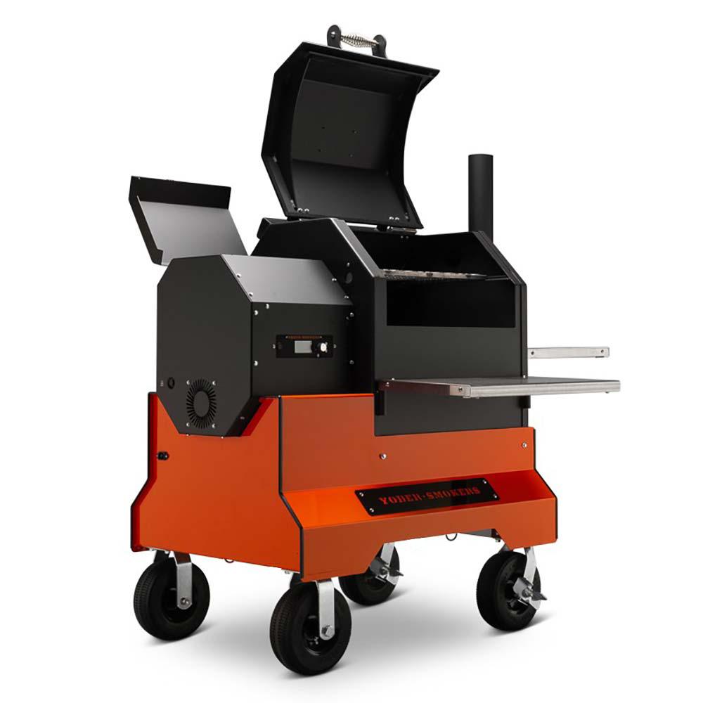 Yoder Smokers YS 480S Competition Cart Pellet Grill - Image 2