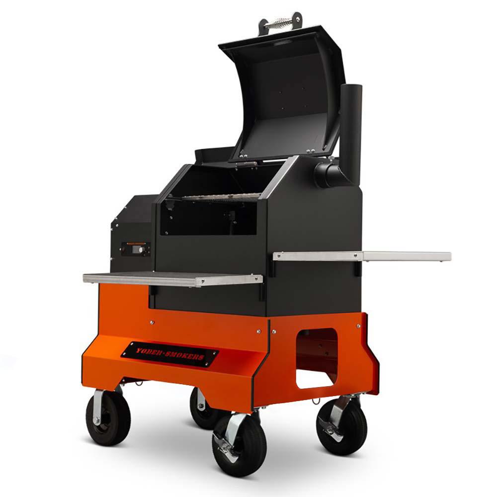 Yoder Smokers YS 480S Competition Cart Pellet Grill - Image 4