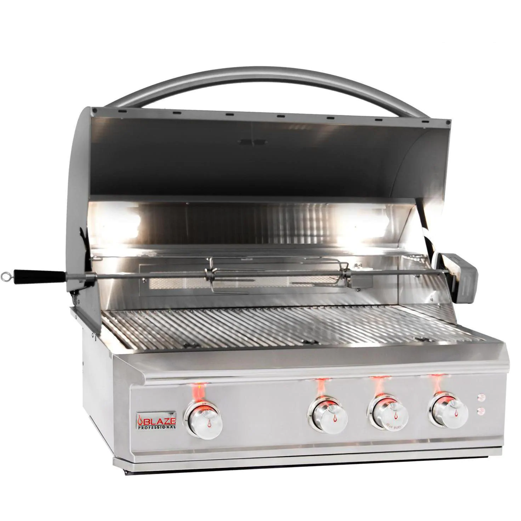 Blaze Professional LUX 34" 3-Burner Built-In Gas Grill With Rear Infrared Burner - Image 6
