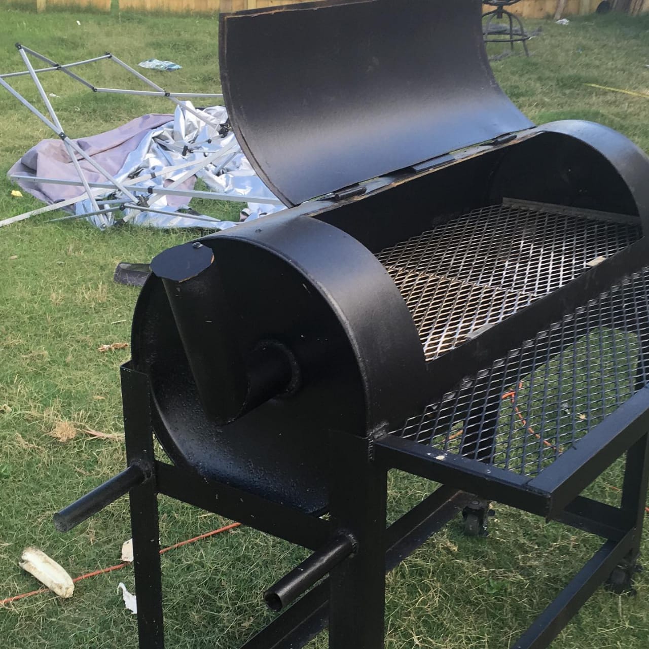 40 Gallon Barrel Charcoal Grill – Heavy-Duty Propane Tank Charcoal Grill