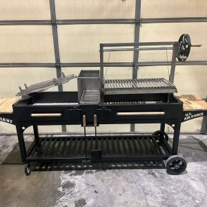 Argentine Santa Maria Grill XL – Adjustable Open Fire Charcoal Grill
