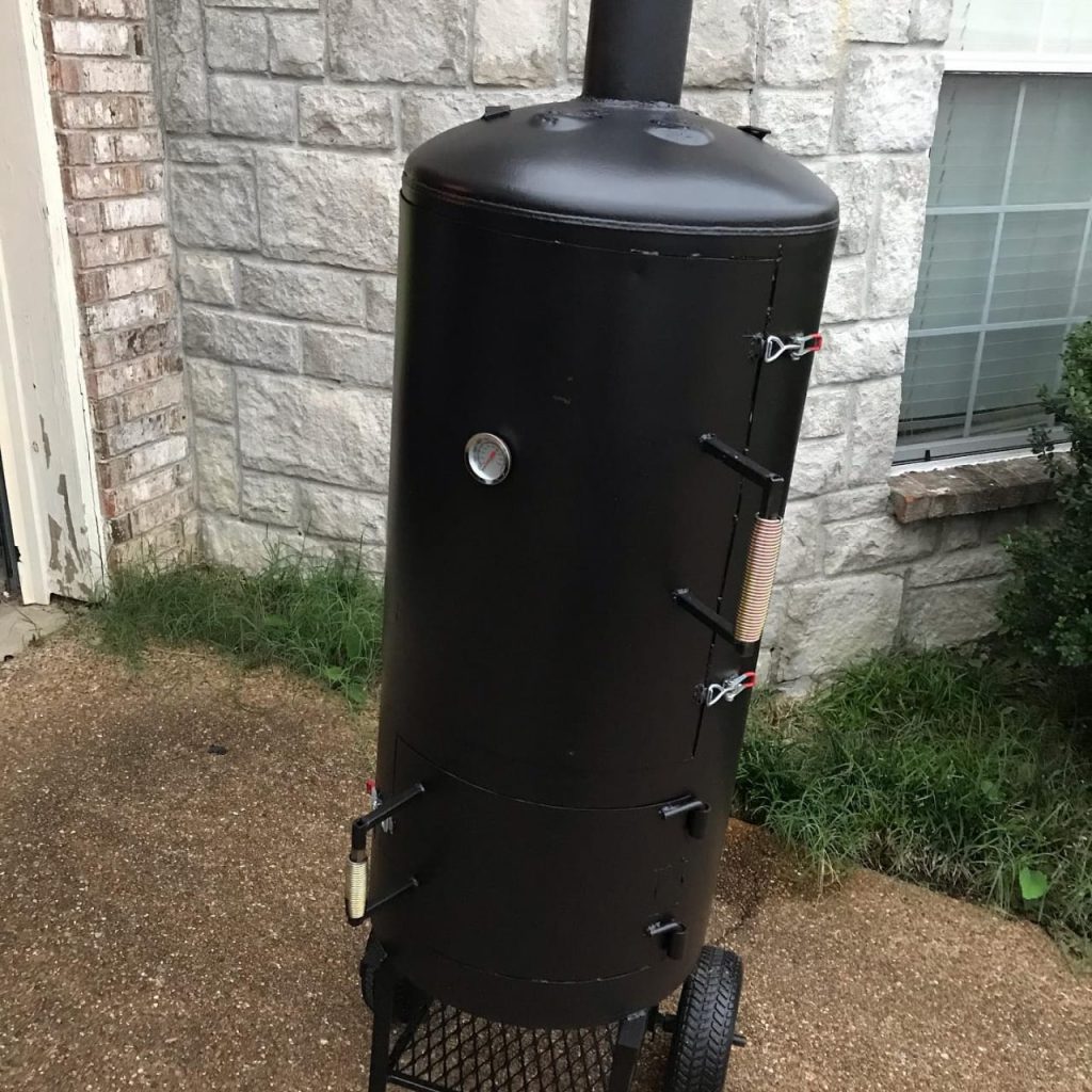 60 Gallon Vertical Barrel Smoker – Heavy-Duty Offset Design - Image 4