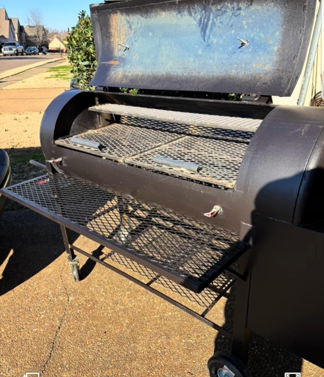65 gallon offset smoker