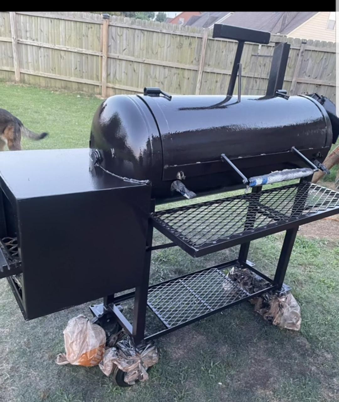 60 gallon offset smoker